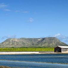 Sea salt ponds in Montecristi